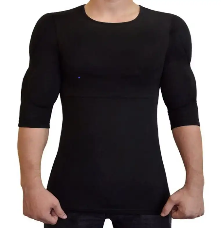 Padded Muscle Shirt (Black)